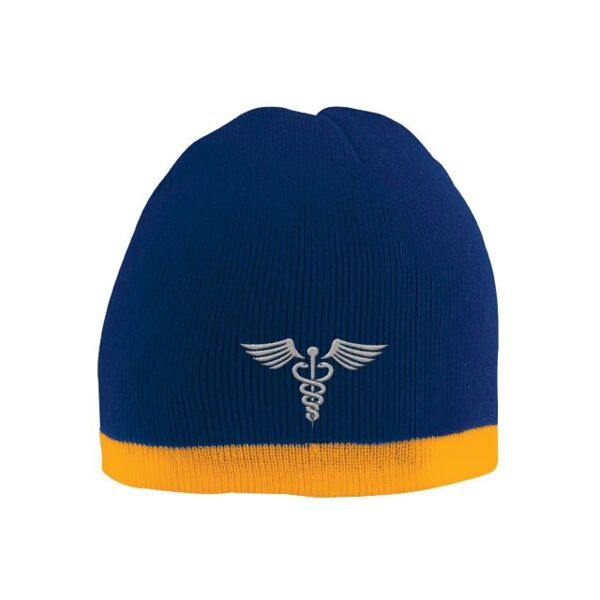 Two-Tone Knit Beanie Thumbnail