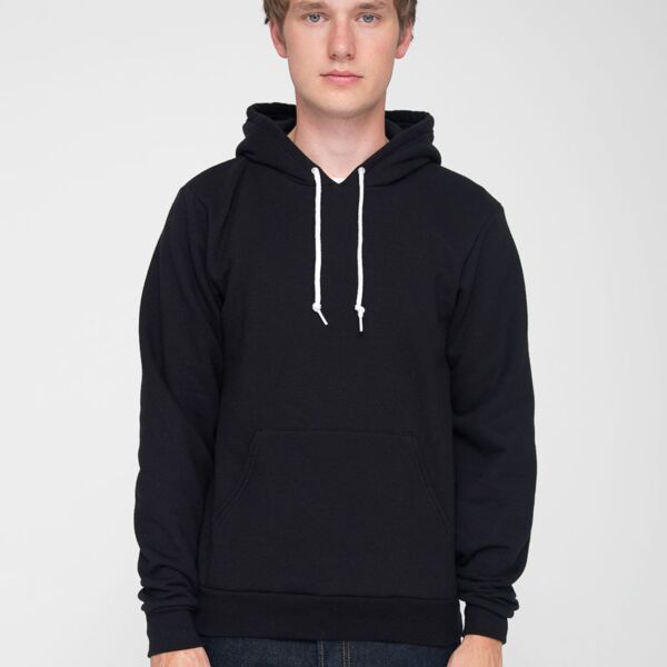F498 Flex Fleece Drop Shoulder Pull Over Hooded Sweatshirt Thumbnail