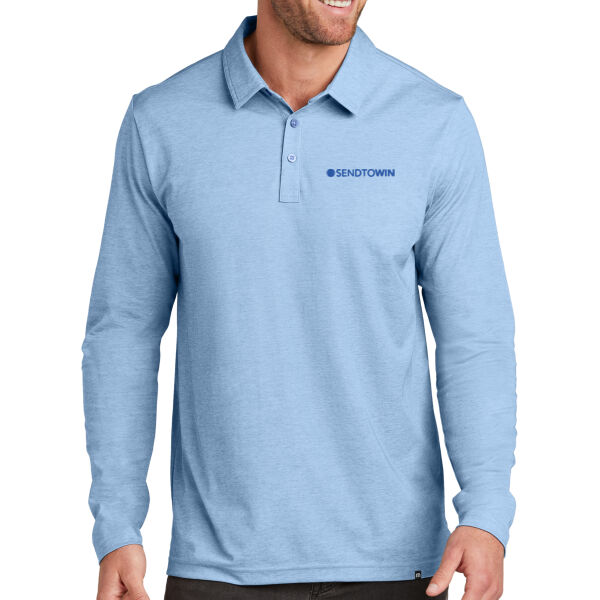   - Oceanside Heather Long Sleeve Polo Thumbnail
