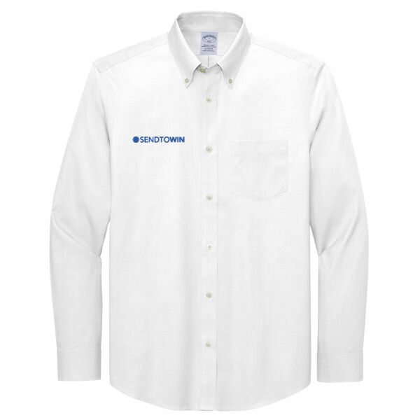   - Tall Wrinkle Free Stretch Pinpoint Shirt Thumbnail