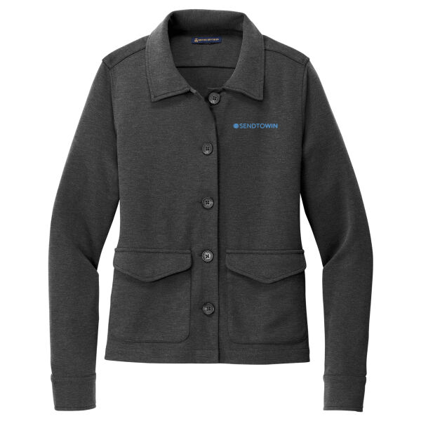   - Women's Mid Layer Stretch Button Jacket Thumbnail