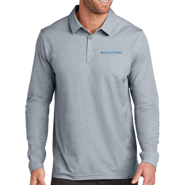   - Oceanside Heather Long Sleeve Polo Thumbnail